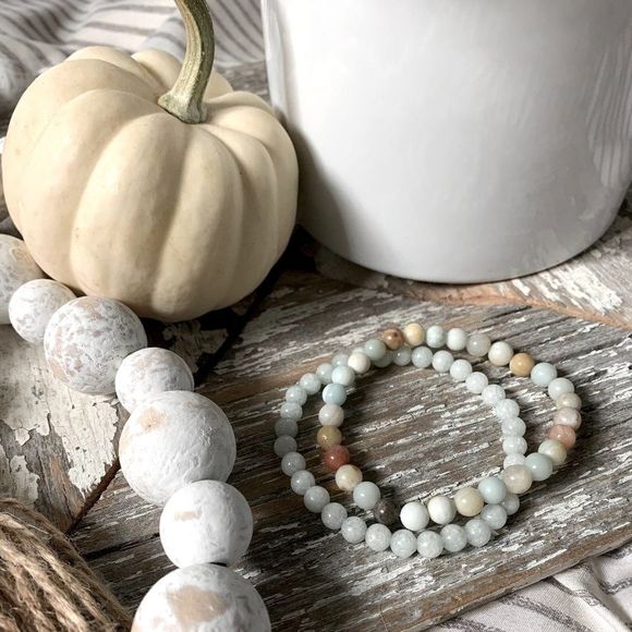 Multi-colored Pastel Glass Beaded Bracelets - Picture 1 of 2